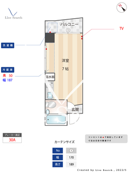 ホットスタッフビル 402 【福岡県高宮駅】 の間取り図