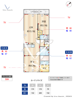 シャルムコート 201 【神奈川県　相武台前駅　】 の間取り図