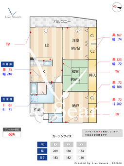 カルム千里山土井 B305 【大阪府関大前駅】 の間取り図