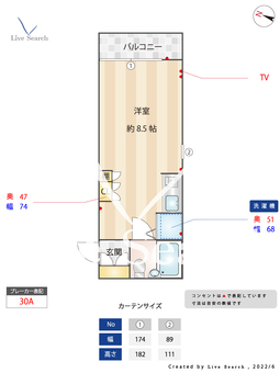 コープ住吉 205 【東京都曙橋駅】 の間取り図