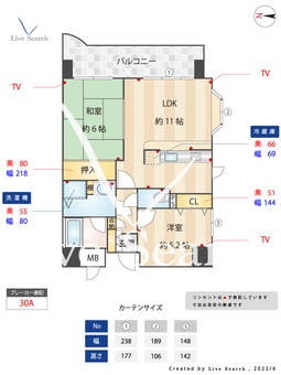 アーバンパレス大濠 803 【福岡県大濠公園駅】 の間取り図