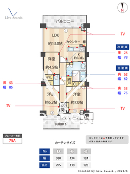 ジークレフ千里青葉丘 810 【大阪府宇野辺駅】 の間取り図