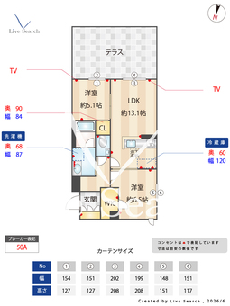 プレミアス大濠西 102 【福岡県唐人町駅】 の間取り図