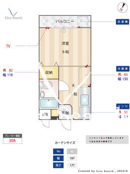 ヴィレッタ室見 301 【福岡県室見駅】 の間取り図