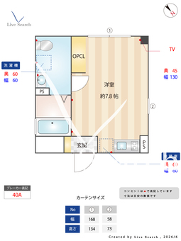 Celavi Motohasunuma 402 【東京都本蓮沼駅】 の間取り図