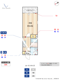 ソルロス船橋 201 【千葉県京成船橋駅】 の間取り図