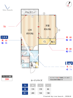 シャトル松原 201 【東京都明大前駅】 の間取り図