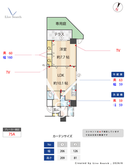ロアール神戸住吉 101 【兵庫県住吉駅】 の間取り図
