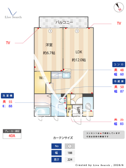グレイス・メゾン市毛A 202 【茨城県勝田駅】 の間取り図