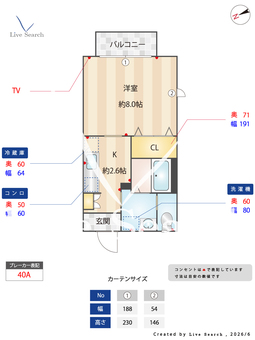 コンフォールメゾンA 106 【茨城県佐和駅】 の間取り図