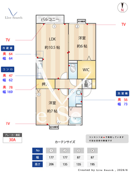 ディアコートA 201 【埼玉県豊春駅】 の間取り図