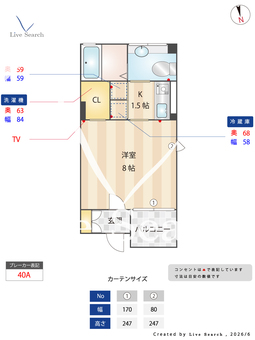 フェイス 101 【東京都京成関屋駅】 の間取り図