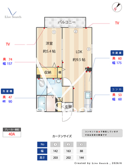 サンライズ 201 【茨城県土浦】 の間取り図