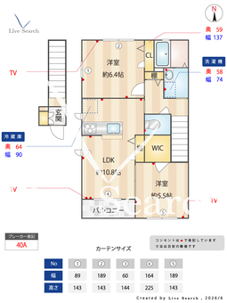 グラヴィス 202 【群馬県高崎問屋町駅】 の間取り図
