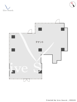 であい橋ビル 1F 【福岡県中洲川端駅】 の間取り図