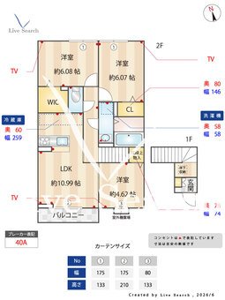 ストーク成城Ⅰ 202 【東京都成城学園前駅、祖師ヶ谷大蔵駅】 の間取り図
