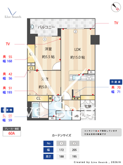 アパタワーズ神戸三宮 803 【兵庫県阪神本線　神戸三宮】 の間取り図