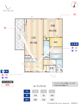 TORISIA飛田 201 【熊本県熊本電気鉄道　堀川駅　徒歩6分】 の間取り図