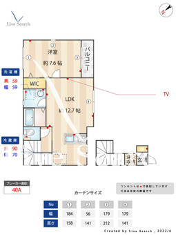 FIORE2 202 【東京都三鷹台駅】 の間取り図