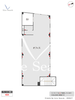 千住KRビル 3F 【東京都北千住駅】 の間取り図