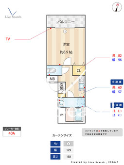ユーフォリア東浦和 201 【埼玉県東浦和駅】 の間取り図