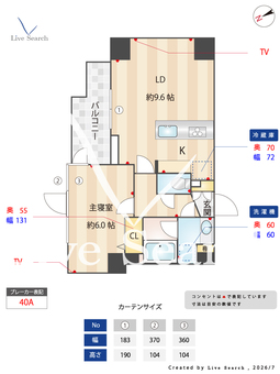 ALTERNA南大井 603 【東京都京急本線 / 大森海岸駅】 の間取り図