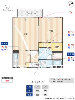 シャーメゾン延末 0203 【兵庫県手柄駅】 の間取り図