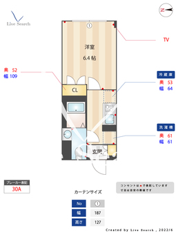 ウェルスクエアイズム下北沢WEST 205 【東京都下北沢駅】 の間取り図