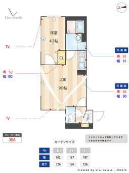 ウェルスクエアイズム下北沢WEST 206 【東京都下北沢駅】 の間取り図