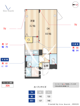 ウェルスクエアイズム下北沢WEST 306 【東京都下北沢駅】 の間取り図