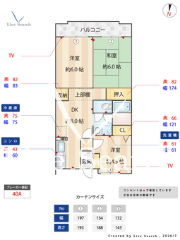 ルミエール南越谷 303 【埼玉県南越谷駅】 の間取り図