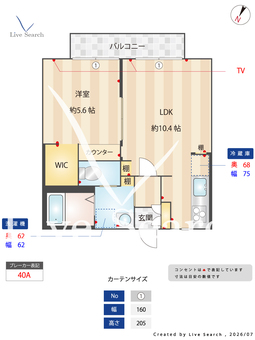 パークハイツさつき 203 【大阪府ＪＲ東海道線 千里丘駅 バス15分、下鳥飼 バス停 徒歩4分】 の間取り図