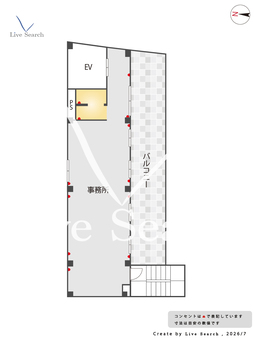 千住KRビル 4F 【東京都北千住駅】 の間取り図