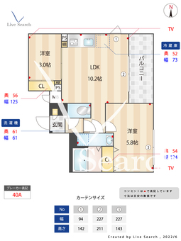ウェルスクエアイズム用賀 301 【東京都用賀駅】 の間取り図