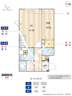 ウェルスクエアイズム用賀 401 【東京都用賀駅】 の間取り図