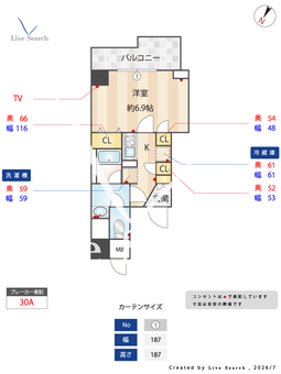 S-RESIDENCE千住大橋broad 802 【東京都千住大橋】 の間取り図