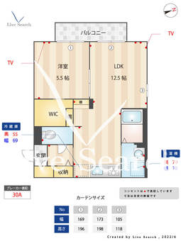ラ・ルミエール 203 【東京都京成高砂駅】 の間取り図