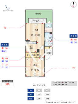 旭ガーデンハイツⅡ 103 【神奈川県鶴見駅】 の間取り図