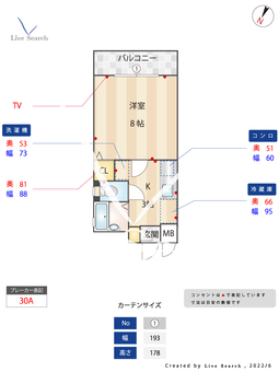 ピアレス七隈 207 【福岡県七隈駅】 の間取り図