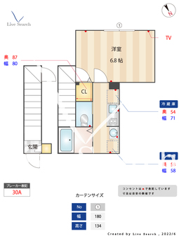 レジデンス三宿 204 【東京都三軒茶屋駅】 の間取り図