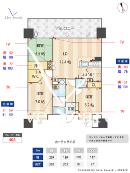 サンリヤン箱崎ウエストコート 403 【福岡県箱崎宮前駅】 の間取り図