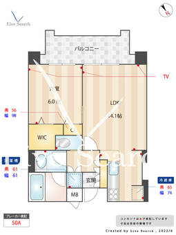 クレアファースト 903 【福岡県吉塚駅】 の間取り図