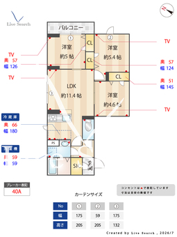 セレスティア白鷺Ⅱ 203 【東京都下井草駅】 の間取り図