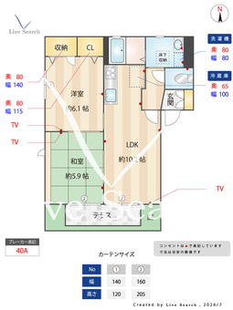 ハイツ櫻 101 【大阪府藤井寺駅】 の間取り図