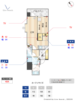 アクタス浄水通り 704 【福岡県薬院大通駅】 の間取り図