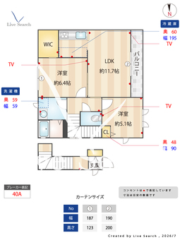 セレわらび山 201 【神奈川県平塚駅】 の間取り図