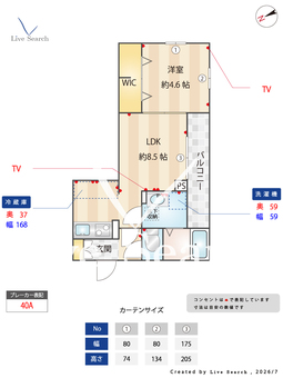 ルミリエ 305 【埼玉県東北本線　東大宮駅　徒歩7分】 の間取り図