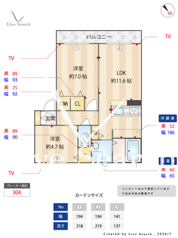 旭ガーデンハイツⅠ 203 【神奈川県鶴見駅】 の間取り図