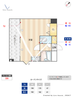 フォルム博多 907 【福岡県呉服町駅】 の間取り図