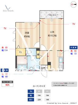 シャーメゾン諏訪ノ森 201 【大阪府諏訪ノ森駅】 の間取り図